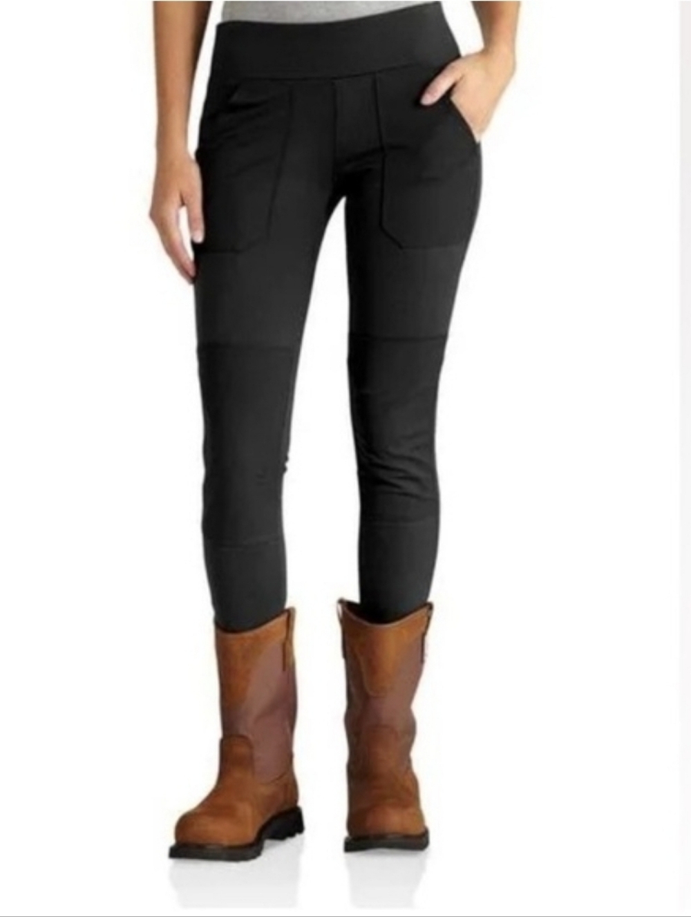 Carhartt Force Fitted Black Midweight Utility Leggings Pants. Size S